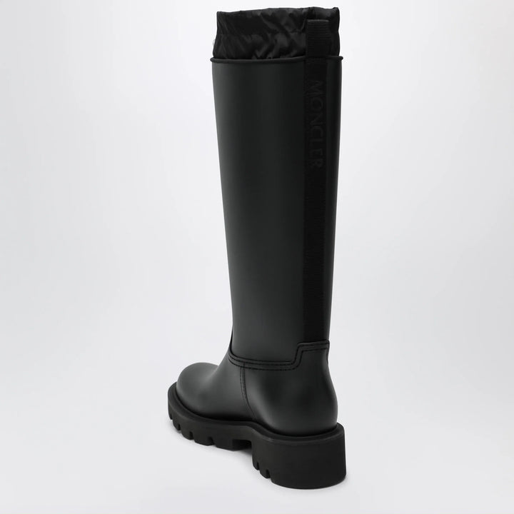 Moncler - Kickstream High rain boots in PVC black Brand Shoes