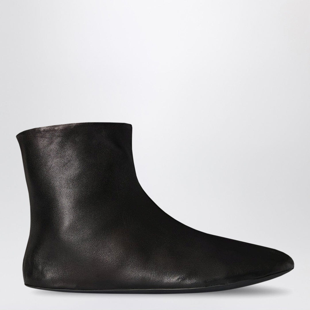 Shoes The Row - Stella ankle boots black in leather and shearling Brand