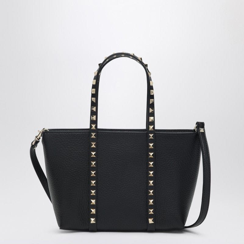 Valentino Garavani Shopper UNI Valentino Garavani Black Leather Mini Rockstud Tote Bag Valentino Garavani Black Leather Mini Rockstud Tote Bag Brand