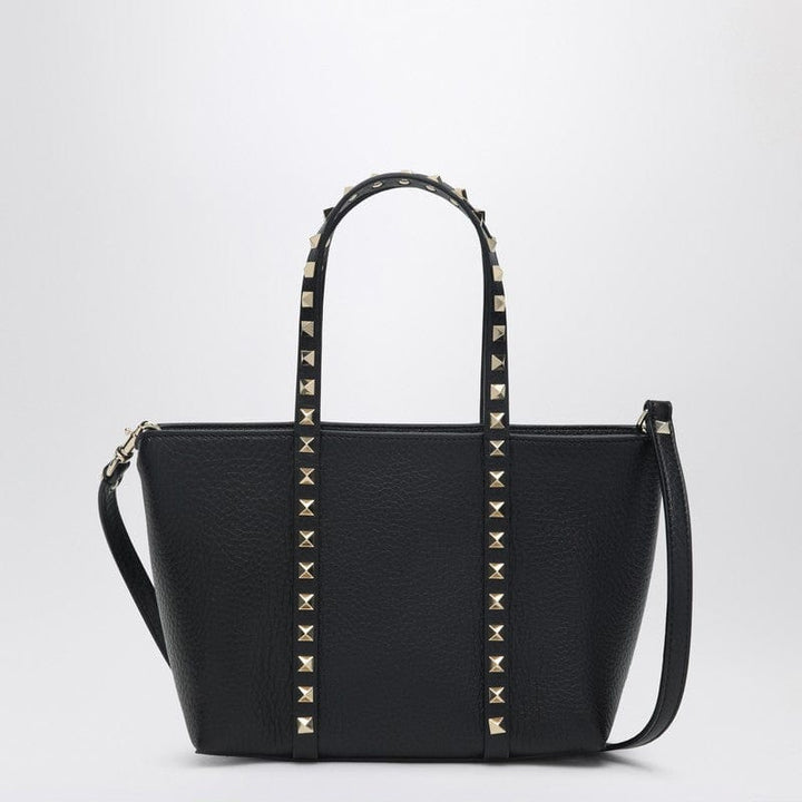Valentino Garavani Shopper UNI Valentino Garavani Black Leather Mini Rockstud Tote Bag Valentino Garavani Black Leather Mini Rockstud Tote Bag Brand