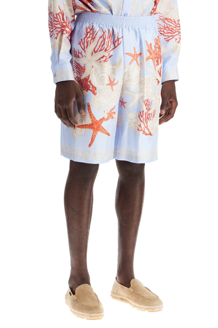 Versace Short trousers 50 Versace Baroque Silk Bermuda Set Versace Baroque Silk Bermuda Set – Iconic Luxury Style Brand
