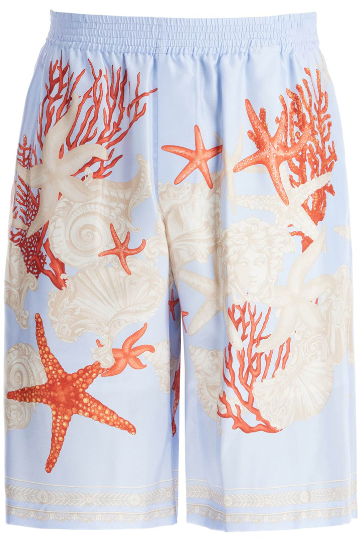 Versace Short trousers 50 Versace Baroque Silk Bermuda Set Versace Baroque Silk Bermuda Set – Iconic Luxury Style Brand