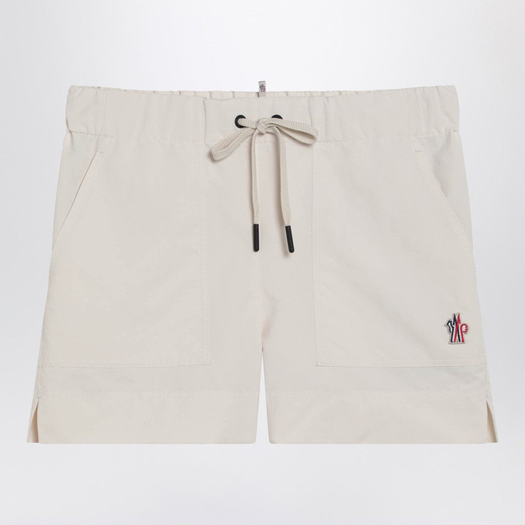 Shorts Moncler Grenoble - Beige technical froissé shorts Brand