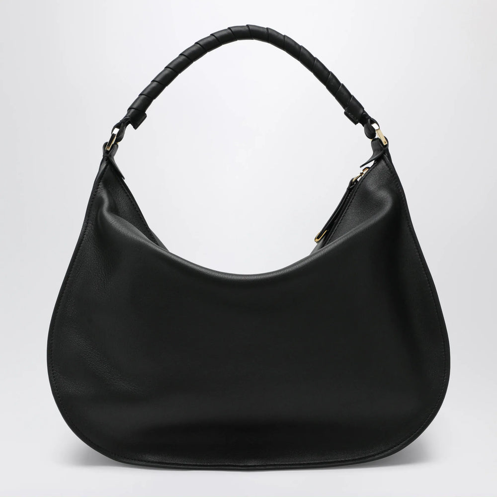 Chloé - Black leather Marcie shoulder bag Brand Shoulder Bag U