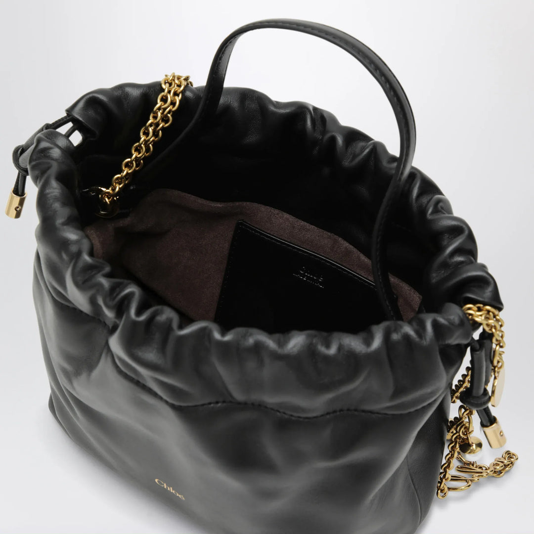 Chloé - Small Icons shoulder bag with chain in lambskin black Brand Shoulder Bag U