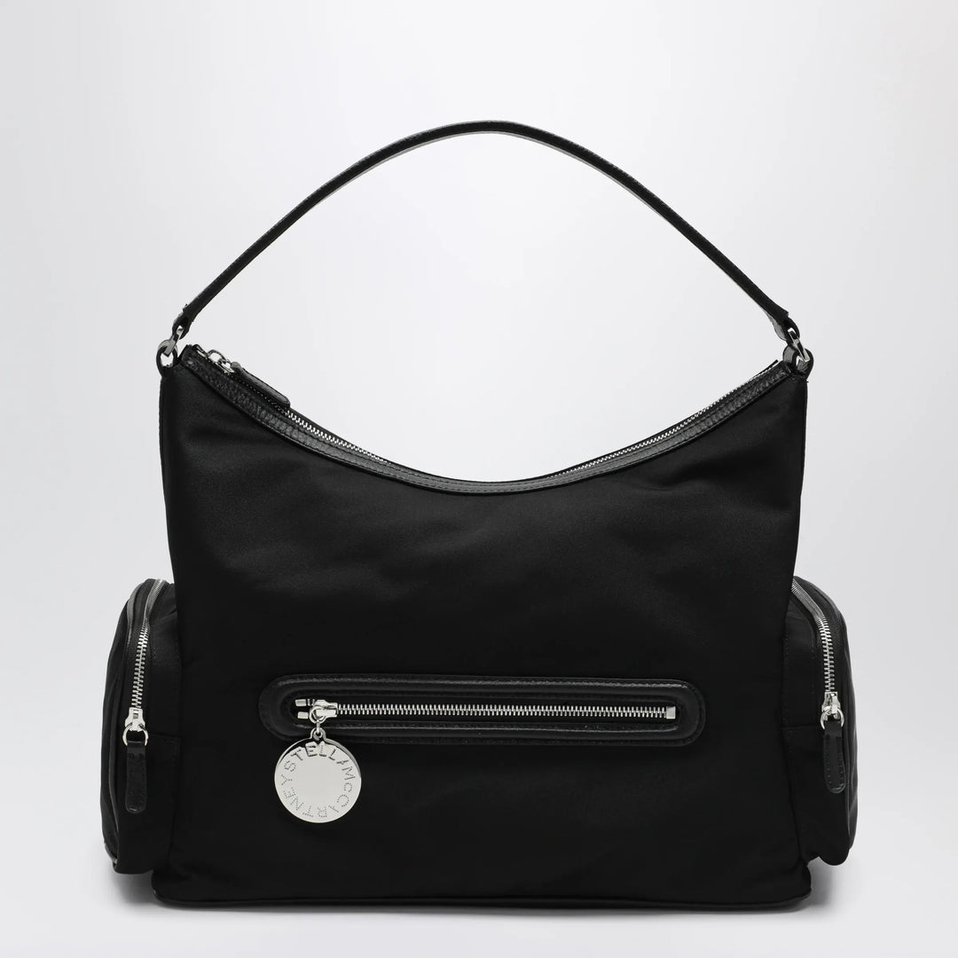 Stella McCartney - Dartmoor shoulder bag in ECONYL, ultra black Brand Shoulder Bag U