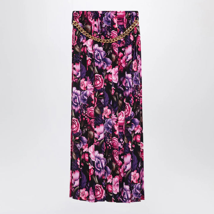 Balenciaga - Long pleated floral skirt Brand Skirts 38  FR