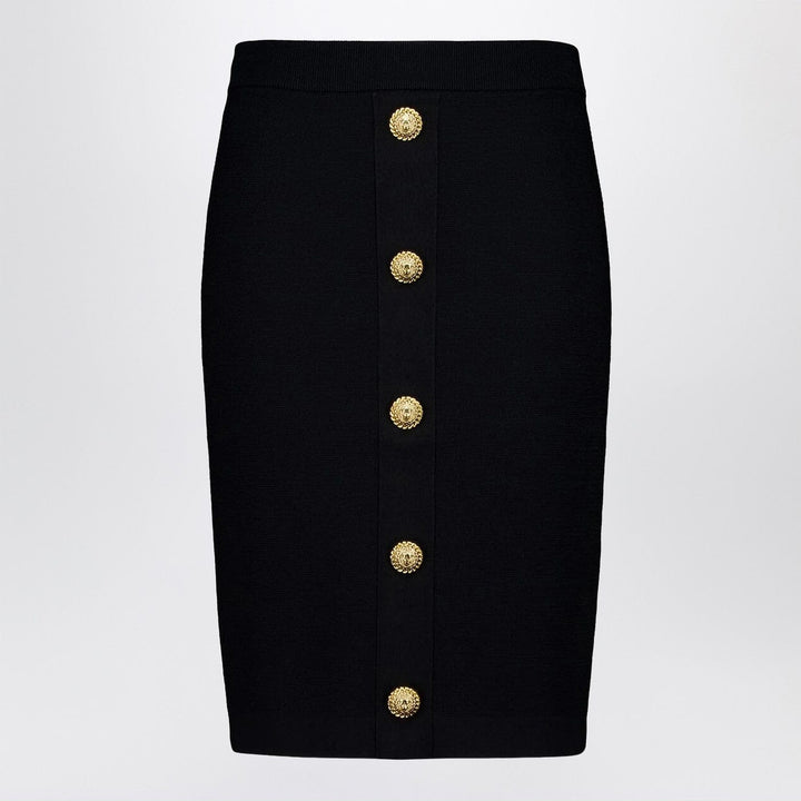 Skirts 44  FR Balmain - Black tweed pencil skirt Brand