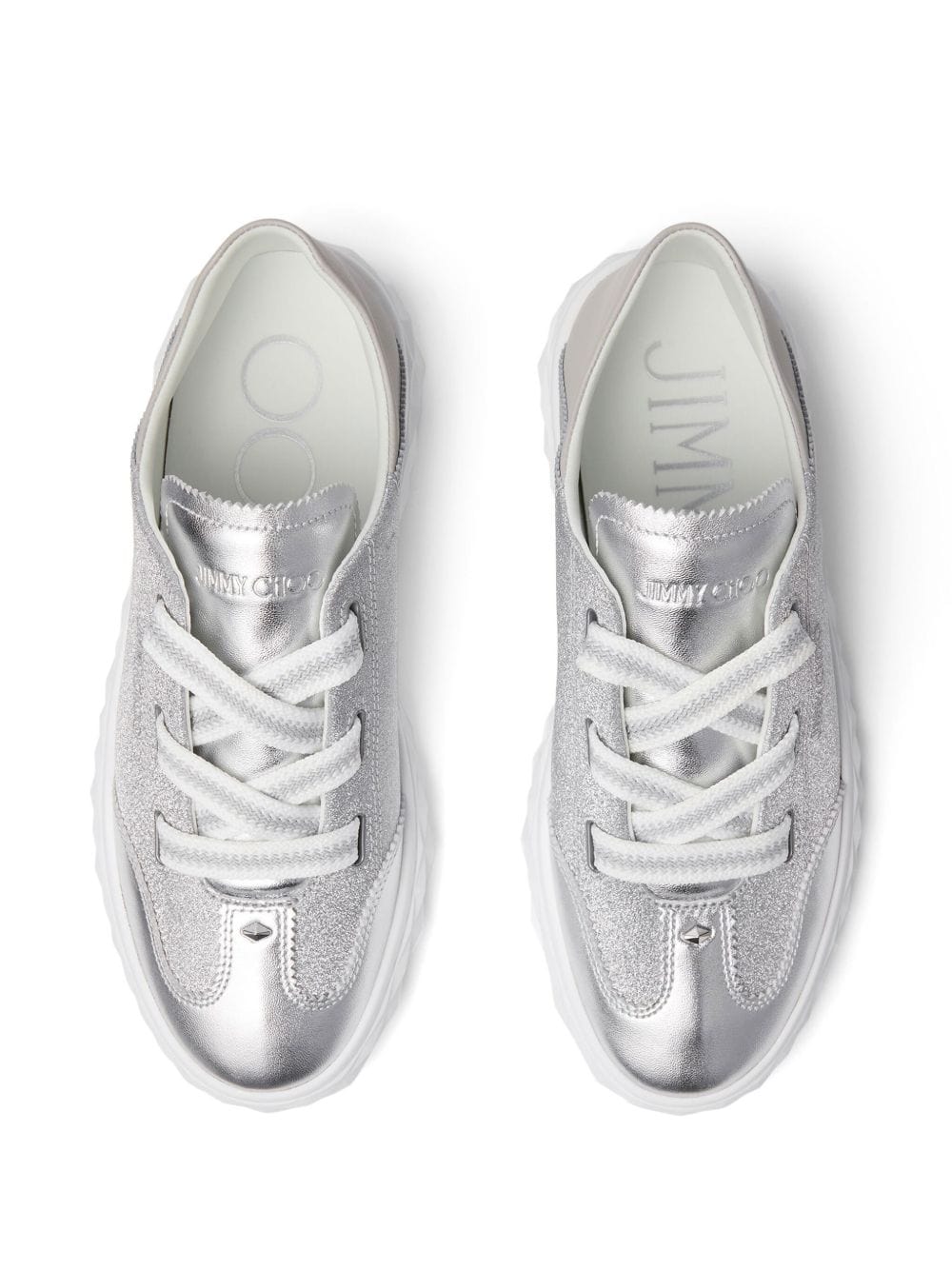 Jimmy Choo Sneakers 41 Jimmy Choo Sneakers Silver Jimmy Choo Silver Sneakers – Sleek &amp; Stylish Footwear Brand
