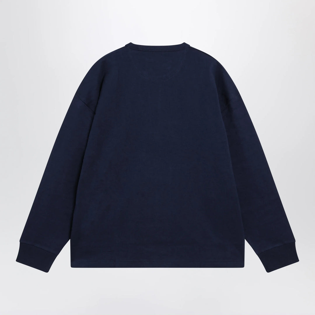 Polo Ralph Lauren - Navy cotton Relaxed-Fit crewneck sweatshirt Brand Sweatshirt