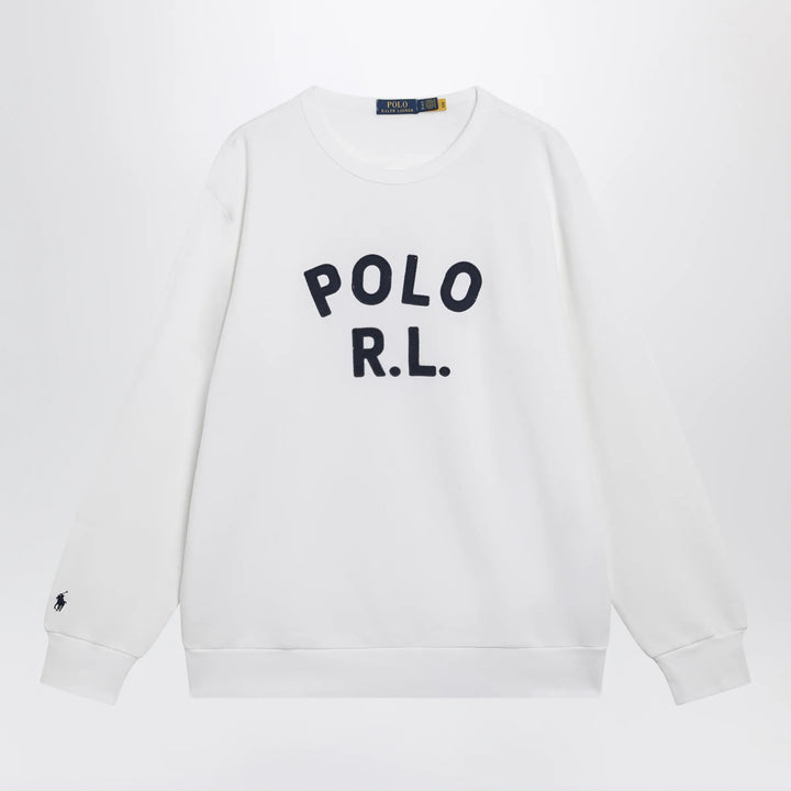 Polo Ralph Lauren - White sweatshirt with logo embroidery Brand Sweatshirt S