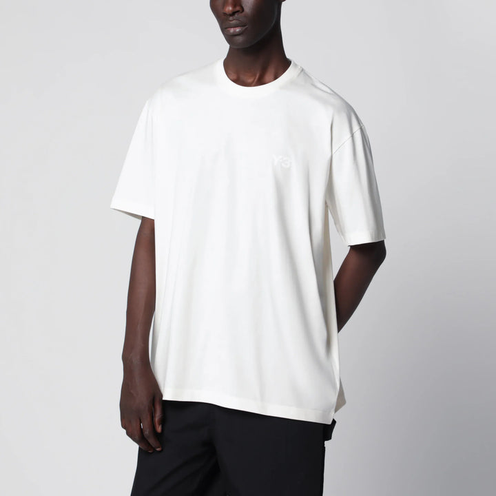 adidas Y-3 - Chalk white T-shirt with logo Brand T-Shirt S