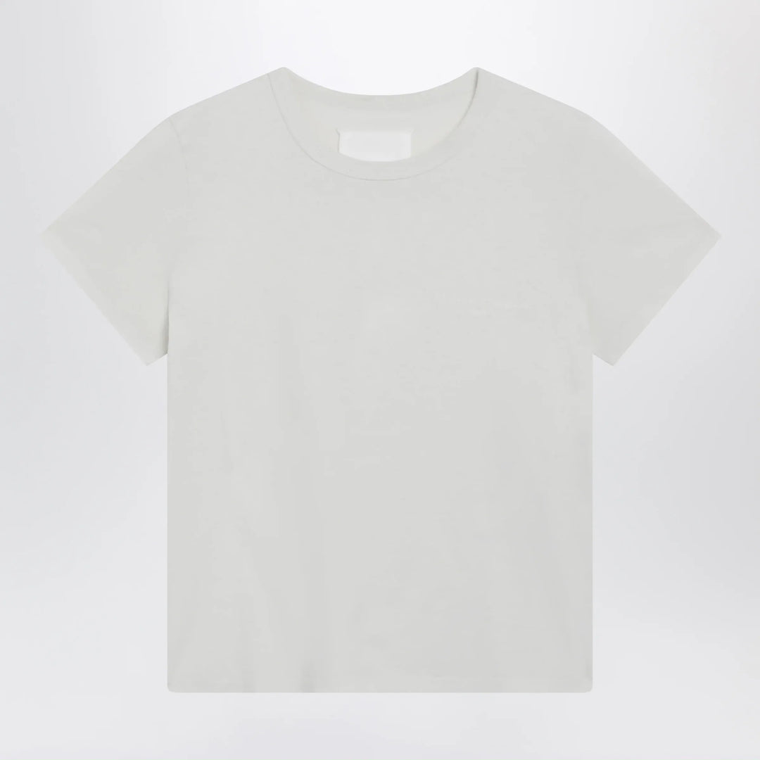 Maison Margiela - Cotton jersey short-sleeve crew-neck T-shirt in white Brand T-Shirt
