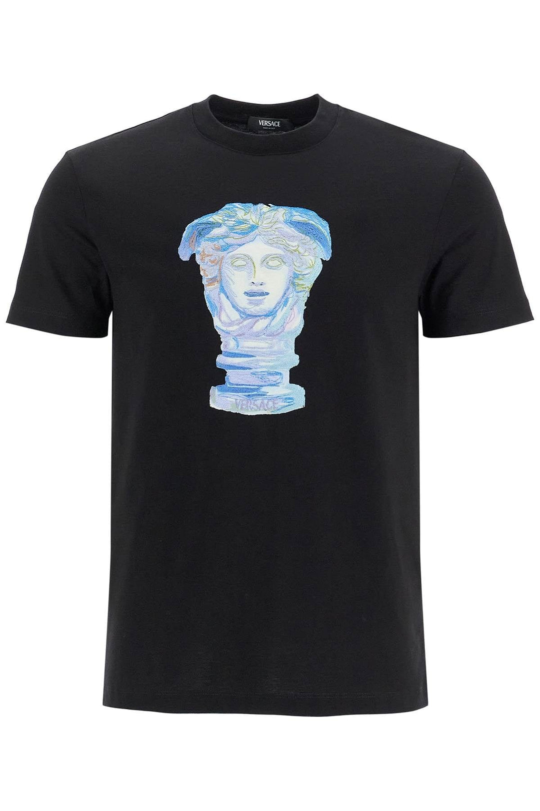 Versace Topwear Versace Medusa Gallery Embroidered T-shirt Versace Medusa Gallery Embroidered T-shirt Brand