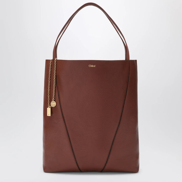 Chloé - Large brown Chloé Spin Tote Bag Brand Tote Bag U