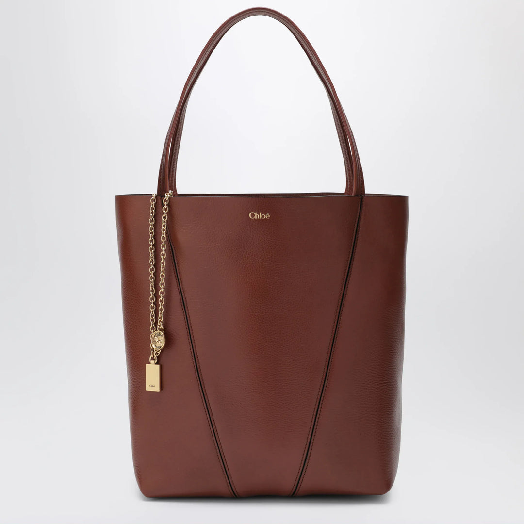 Chloé - Medium brown Chloé Spin Tote Bag Brand Tote Bag U