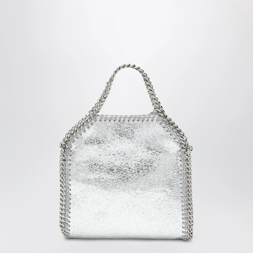 Stella McCartney - Falabella micro tote bag in silver Brand Tote Bag U