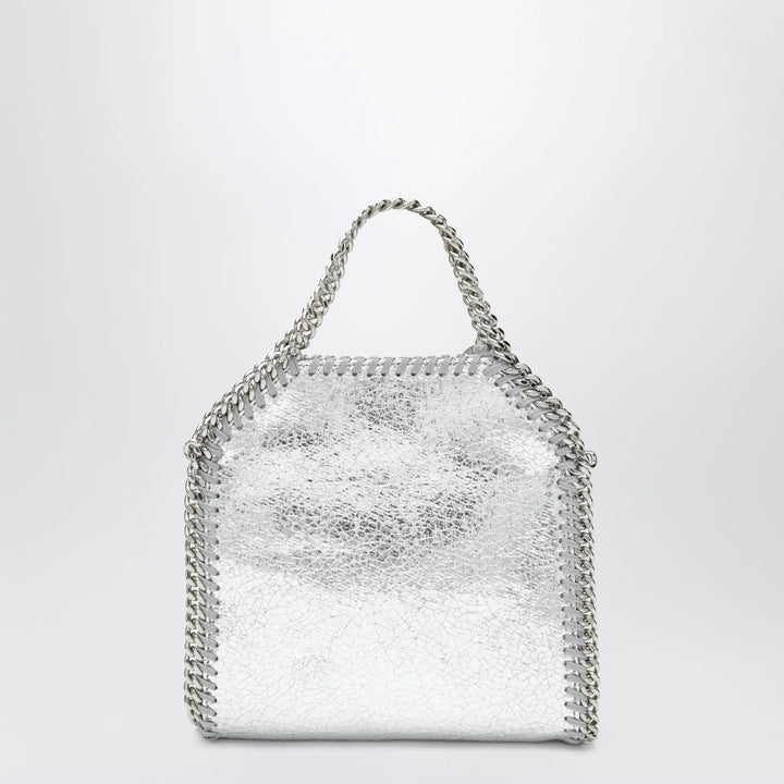 Stella McCartney - Falabella micro tote bag in silver Brand Tote Bag U