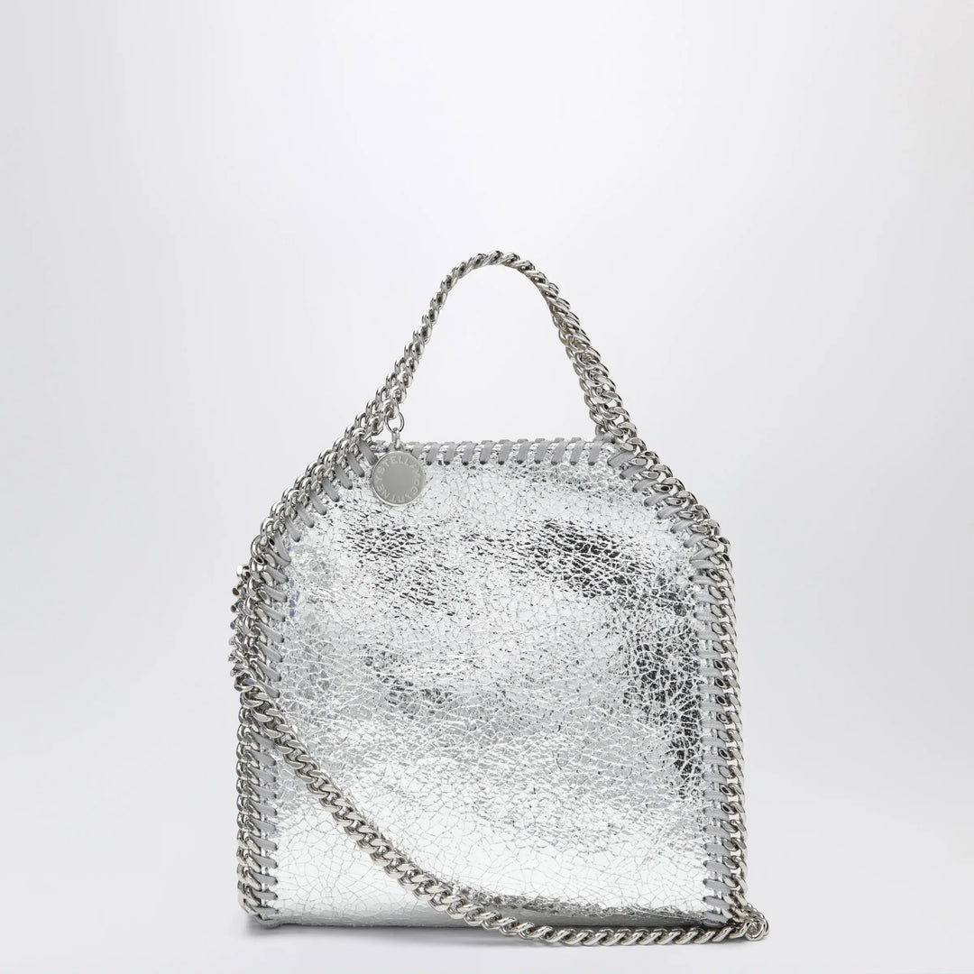 Stella McCartney - Falabella micro tote bag in silver Brand Tote Bag U
