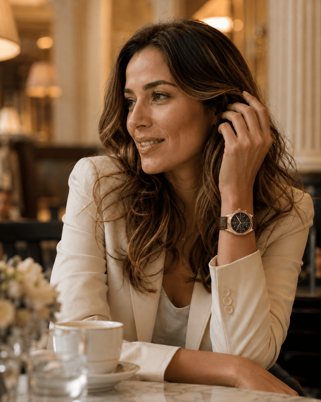 Maserati Triconic 43mm Gold Watch Brand Watch