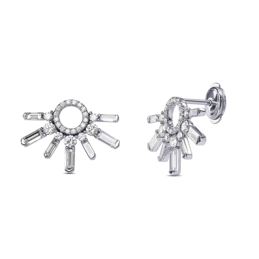 Leibish AURORA -Diamond Earrings