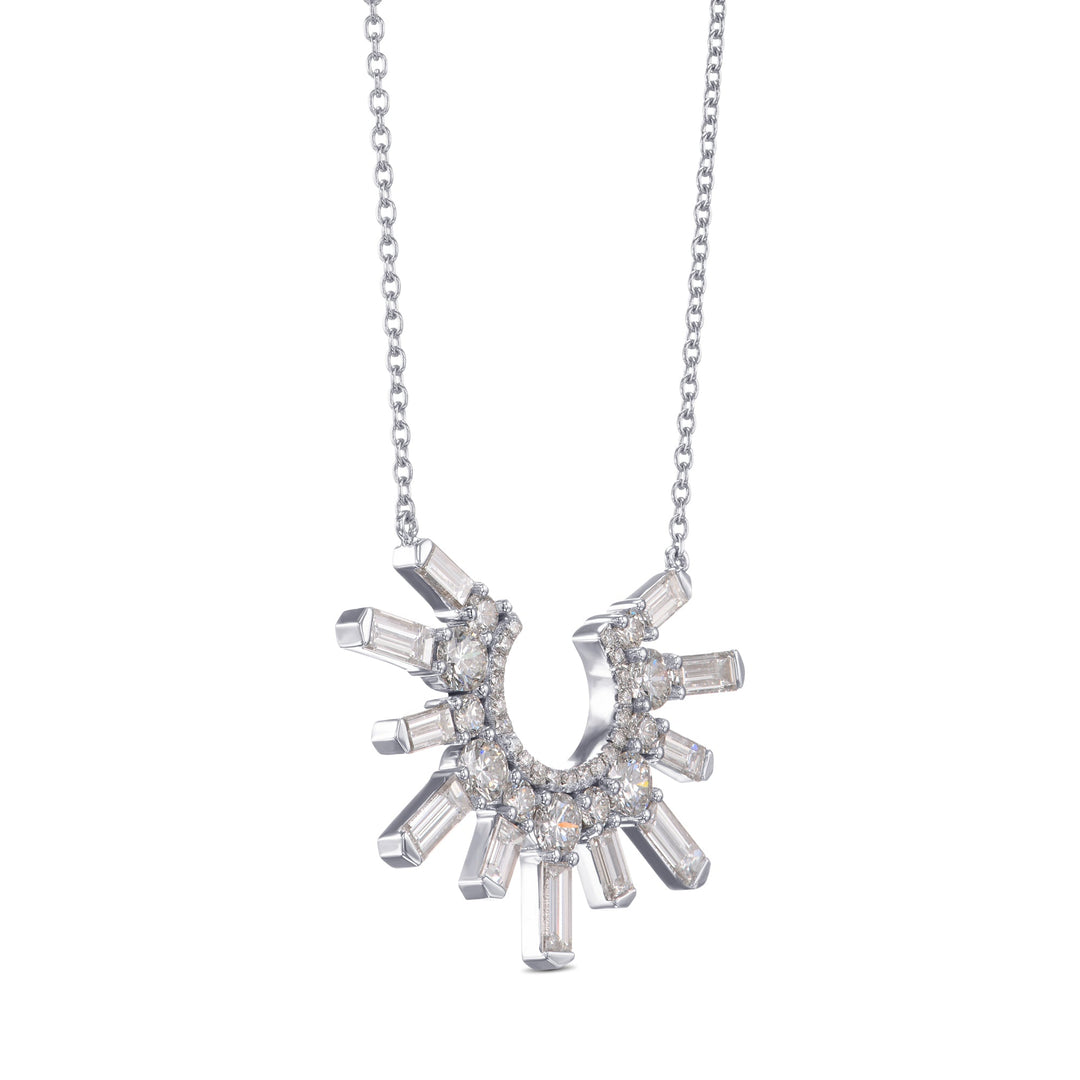 Leibish AURORA - Diamond Pendant